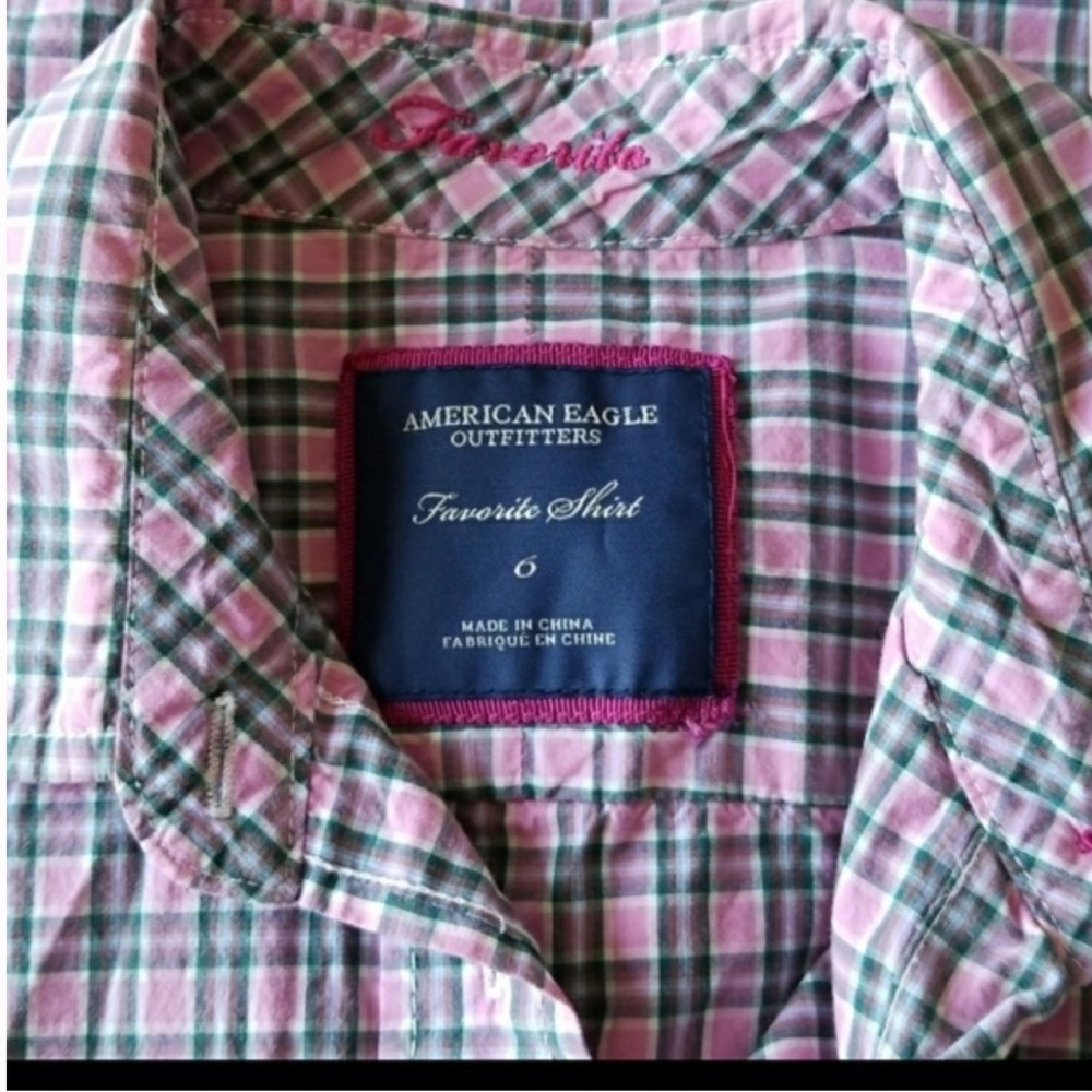 American Eagle favorite Shirt size 6 - Picture 2 of 6
